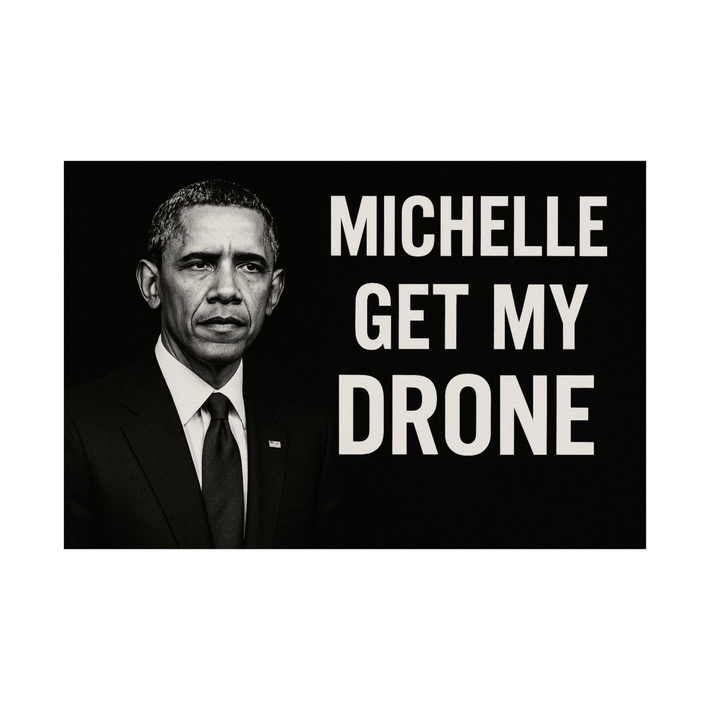 Barack Drone Poster