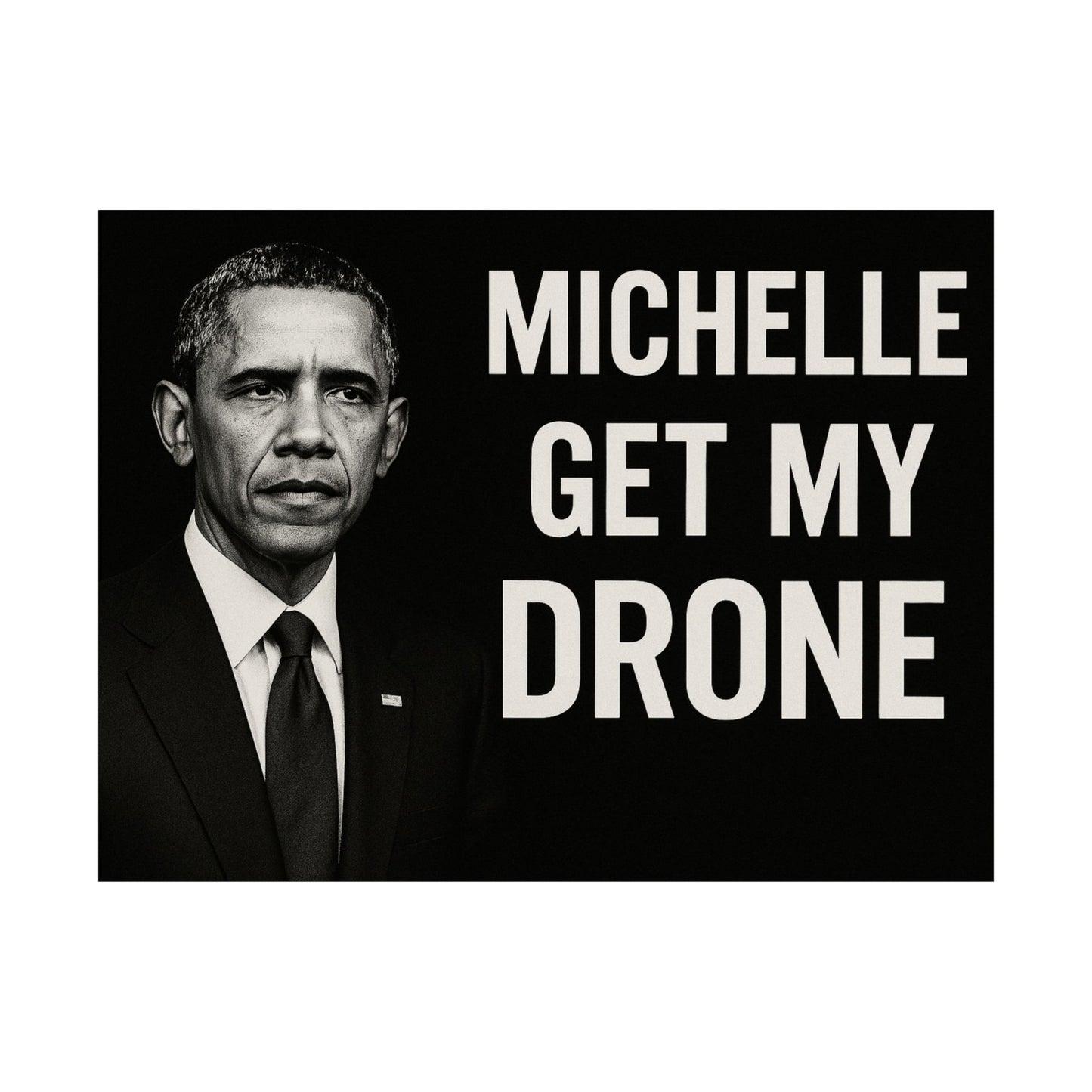 Barack Drone Poster