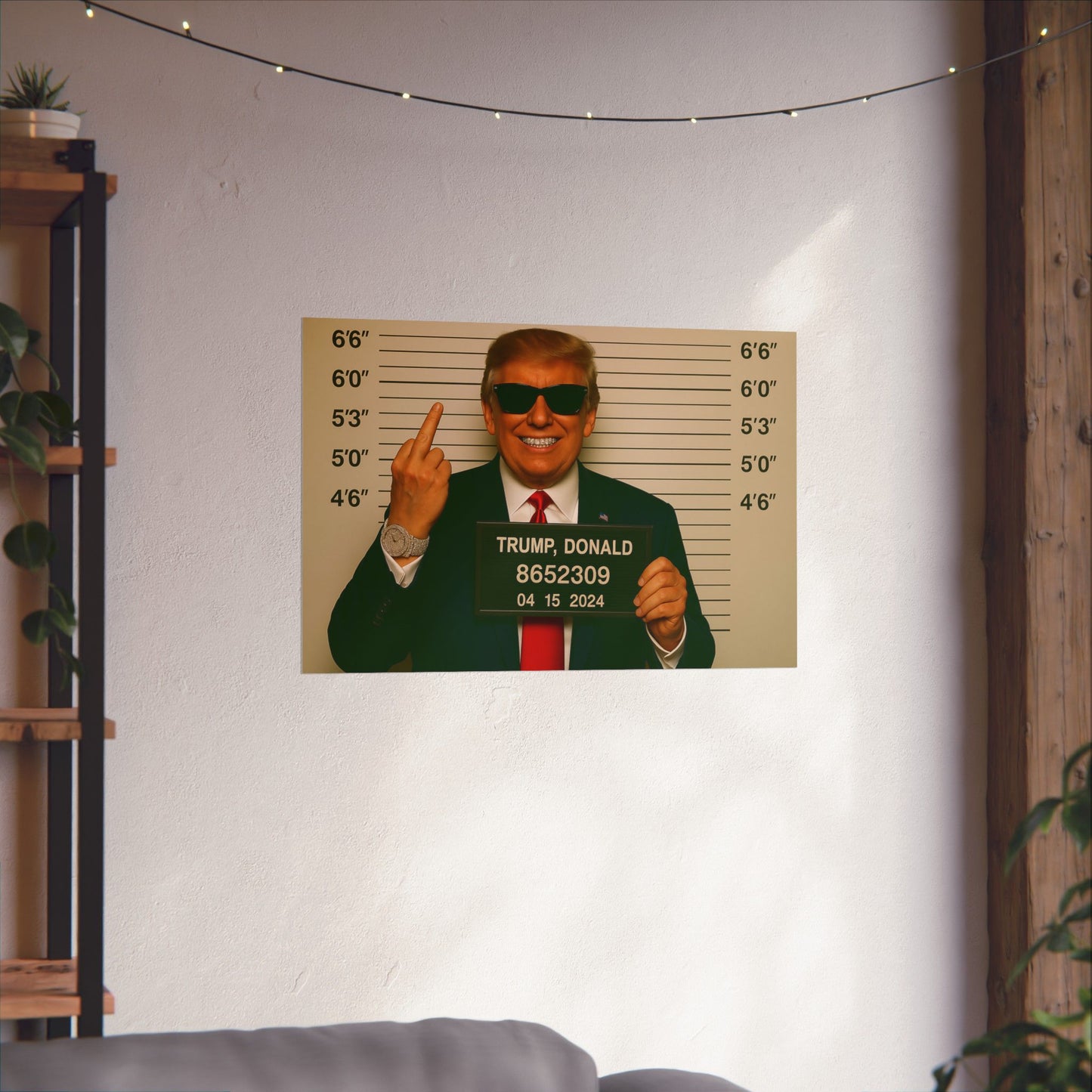 Donald Trump Mugshot Poster