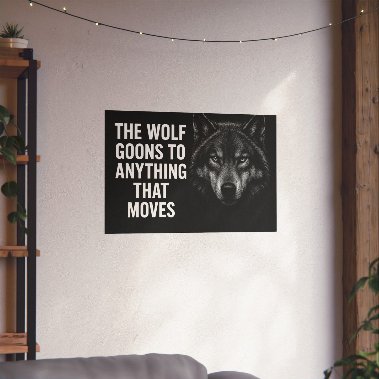 The Wolf That Goons Poster