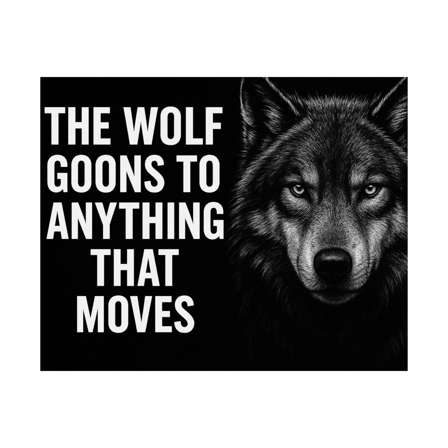 The Wolf That Goons Poster