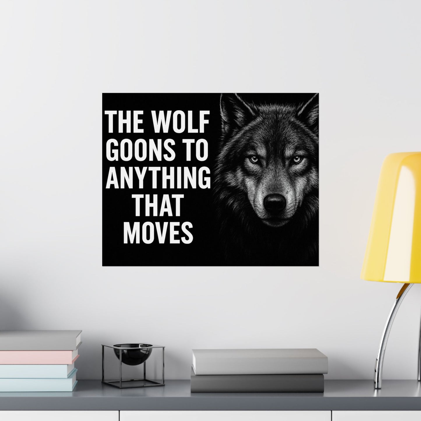 The Wolf That Goons Poster