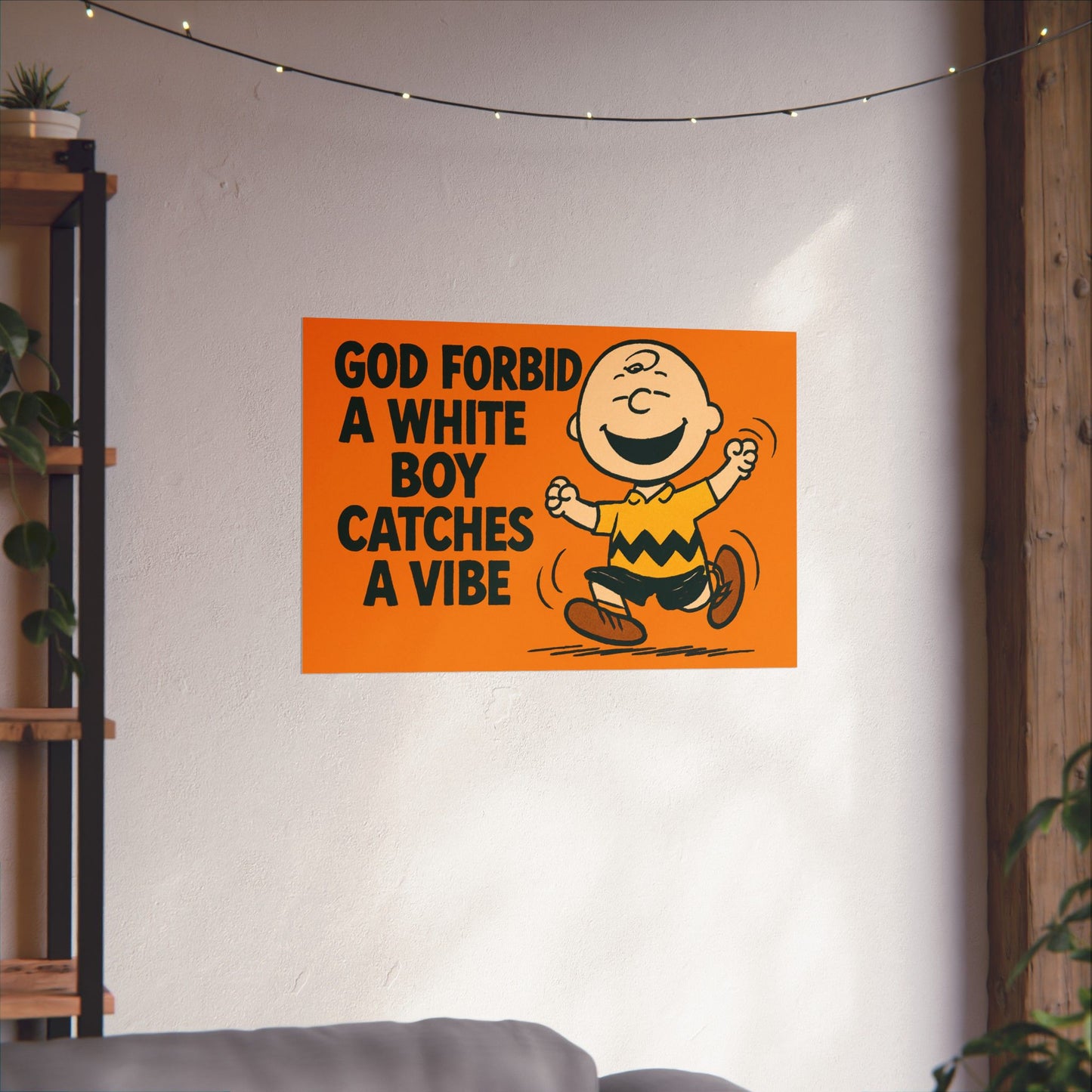 Charlie Brown Dancing Poster