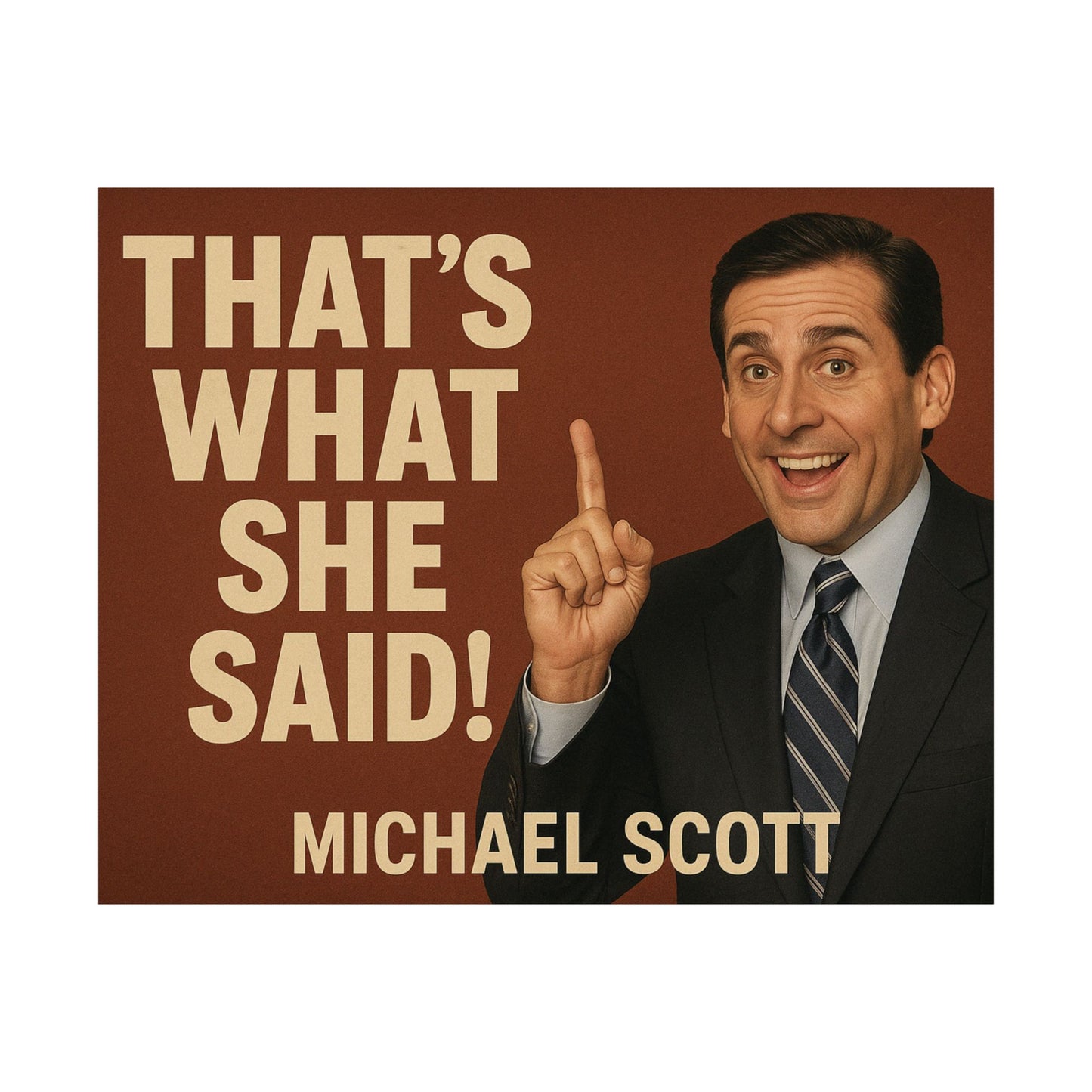 The Office "that's what she said" poster