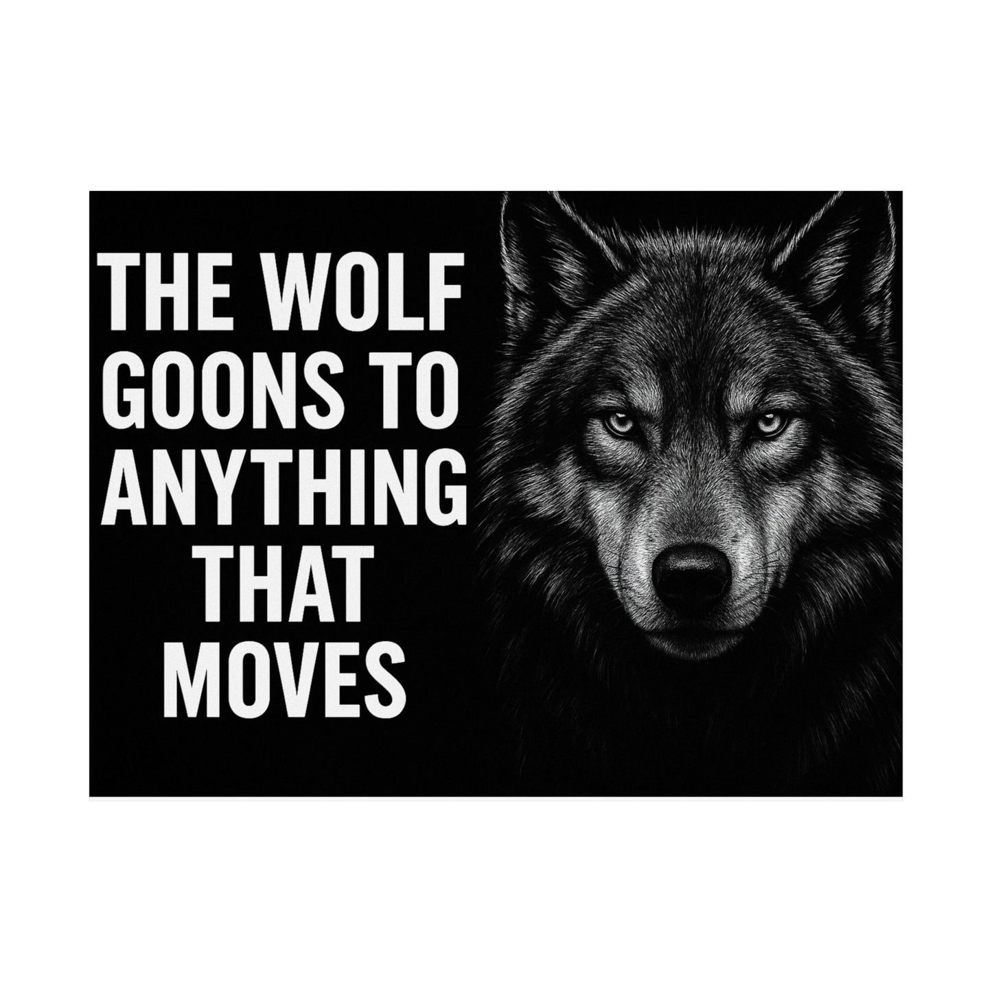 The Wolf That Goons Poster