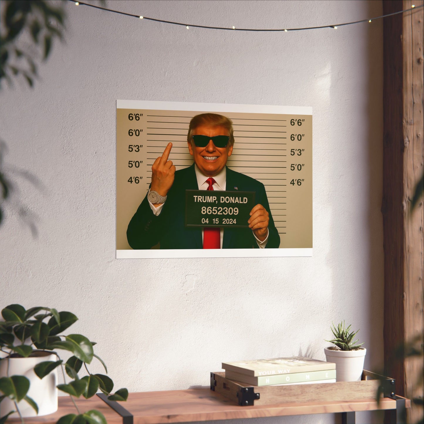 Donald Trump Mugshot Poster