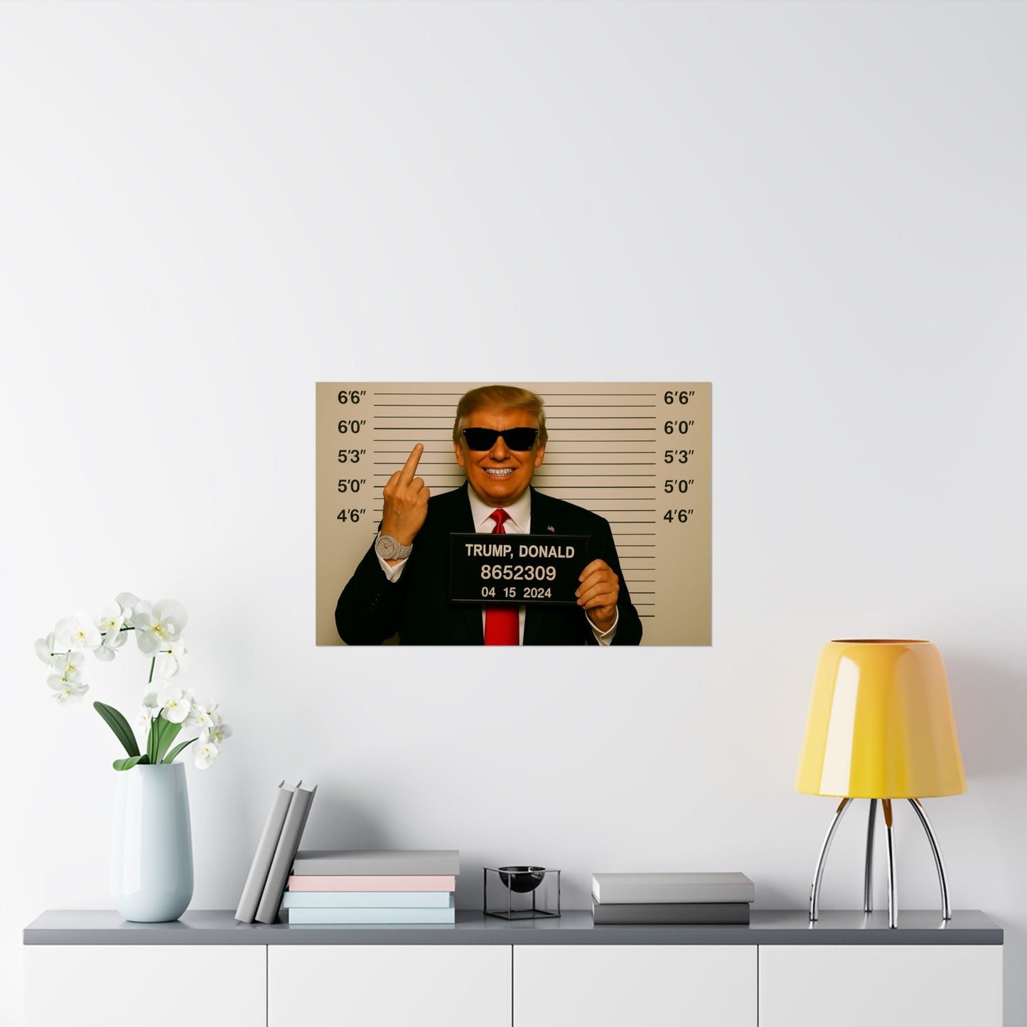 Donald Trump Mugshot Poster