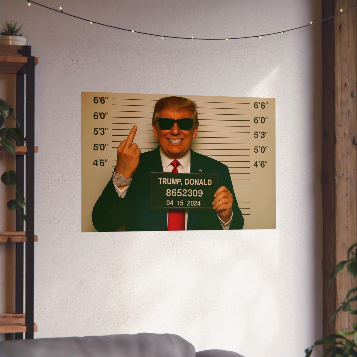 Donald Trump Mugshot Poster