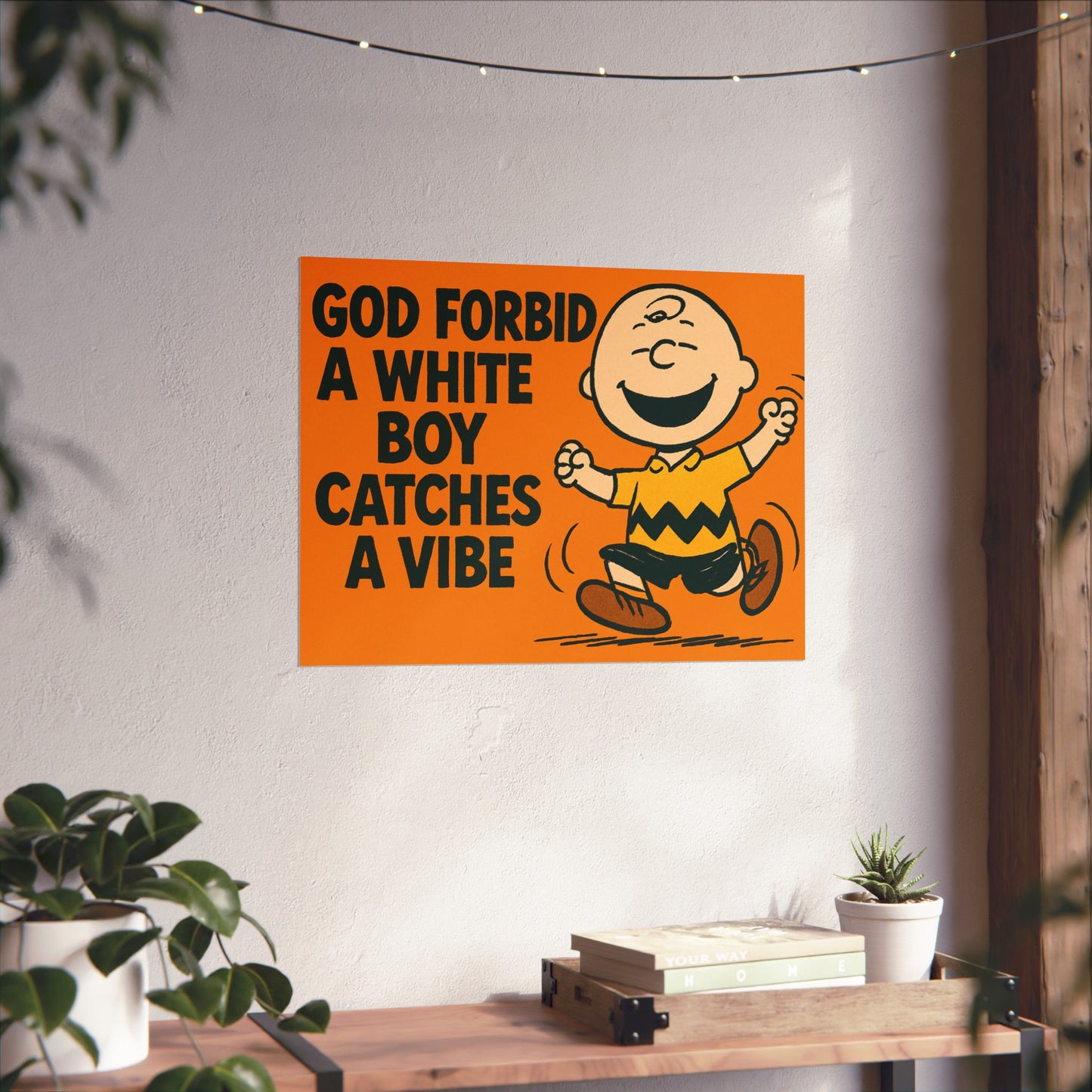Charlie Brown Dancing Poster