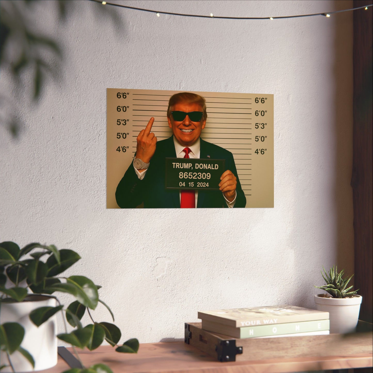 Donald Trump Mugshot Poster