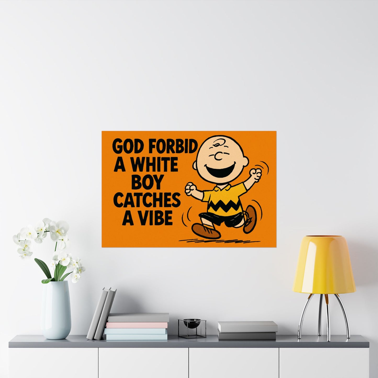 Charlie Brown Dancing Poster