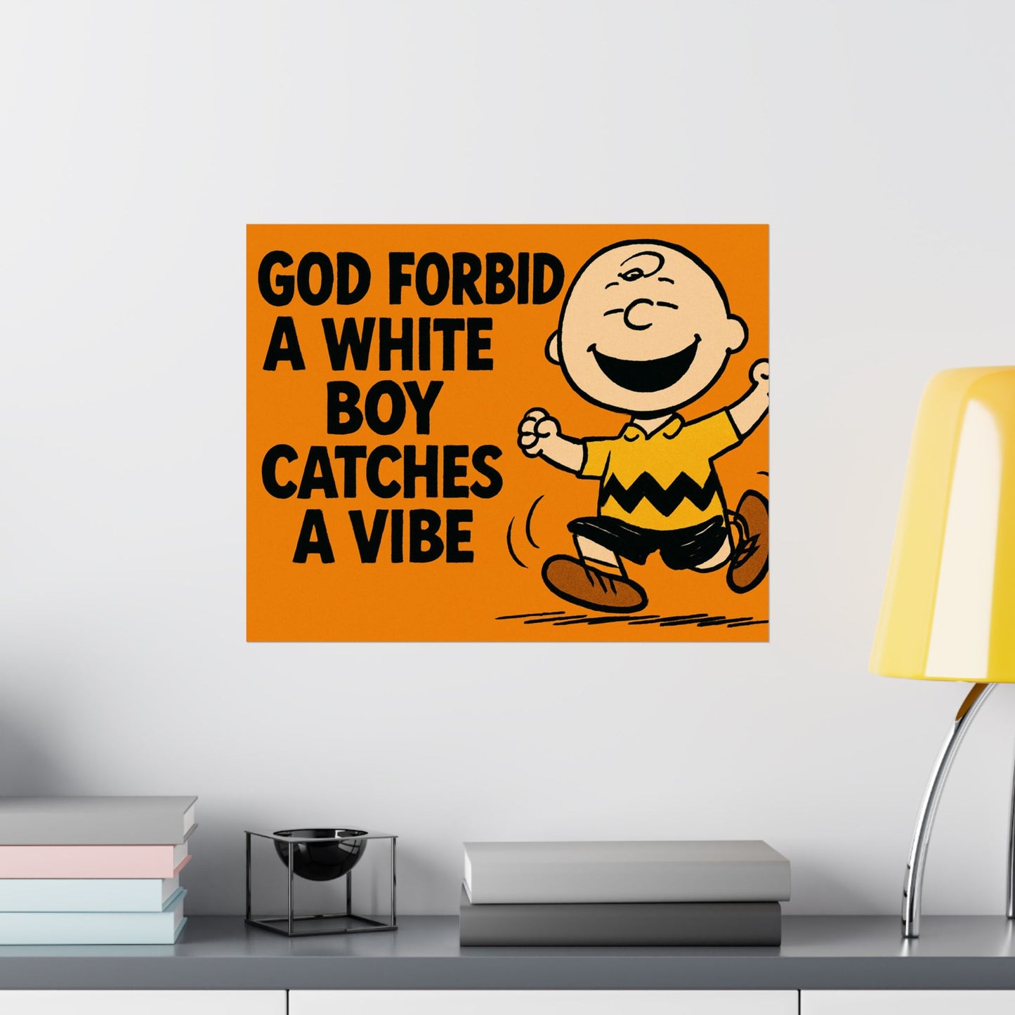 Charlie Brown Dancing Poster