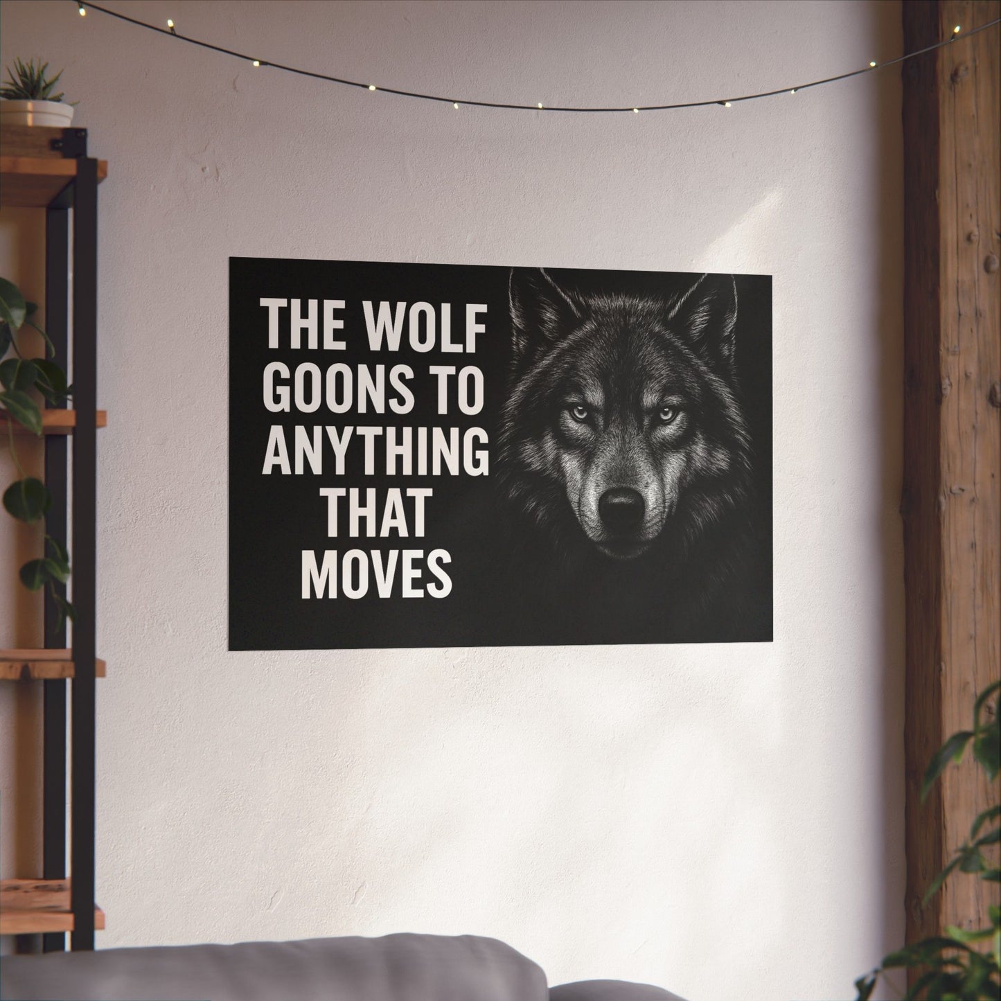 The Wolf That Goons Poster