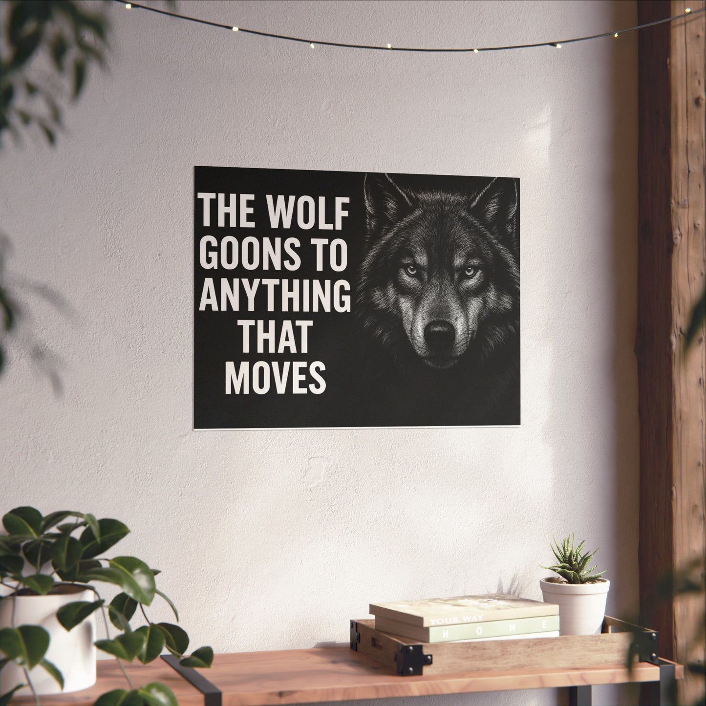 The Wolf That Goons Poster