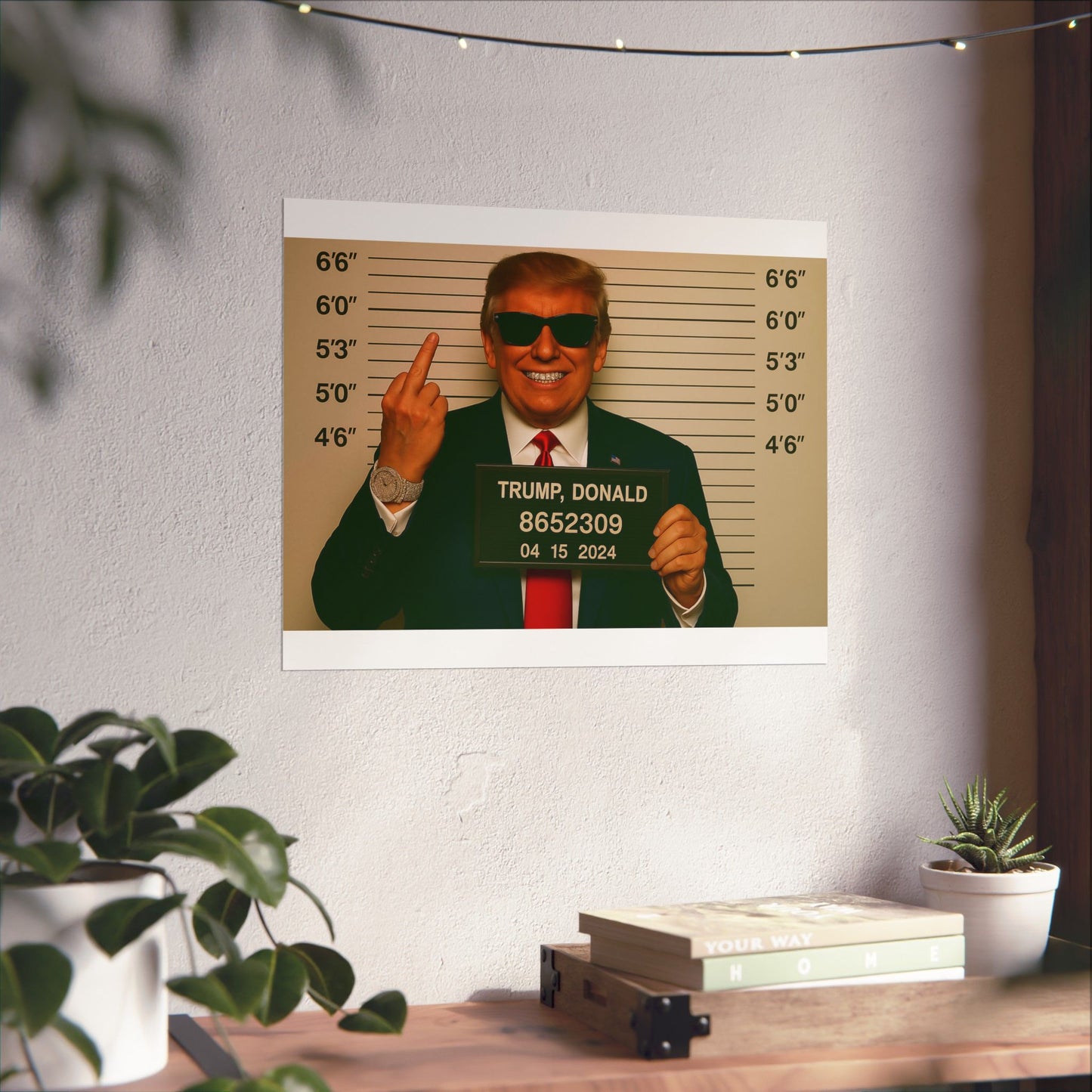 Donald Trump Mugshot Poster