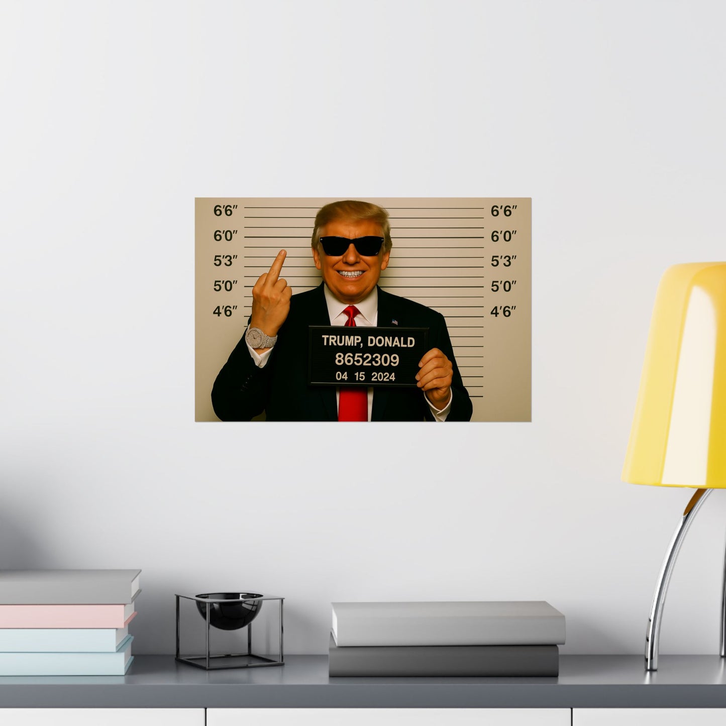 Donald Trump Mugshot Poster