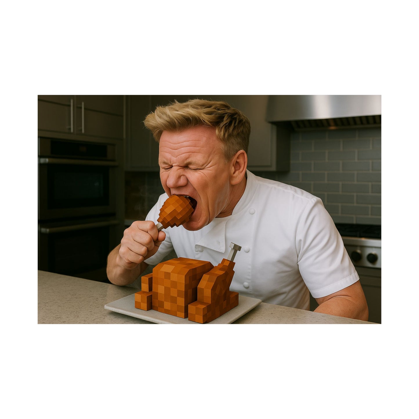 Gordon Ramsay Lava Chicken Poster