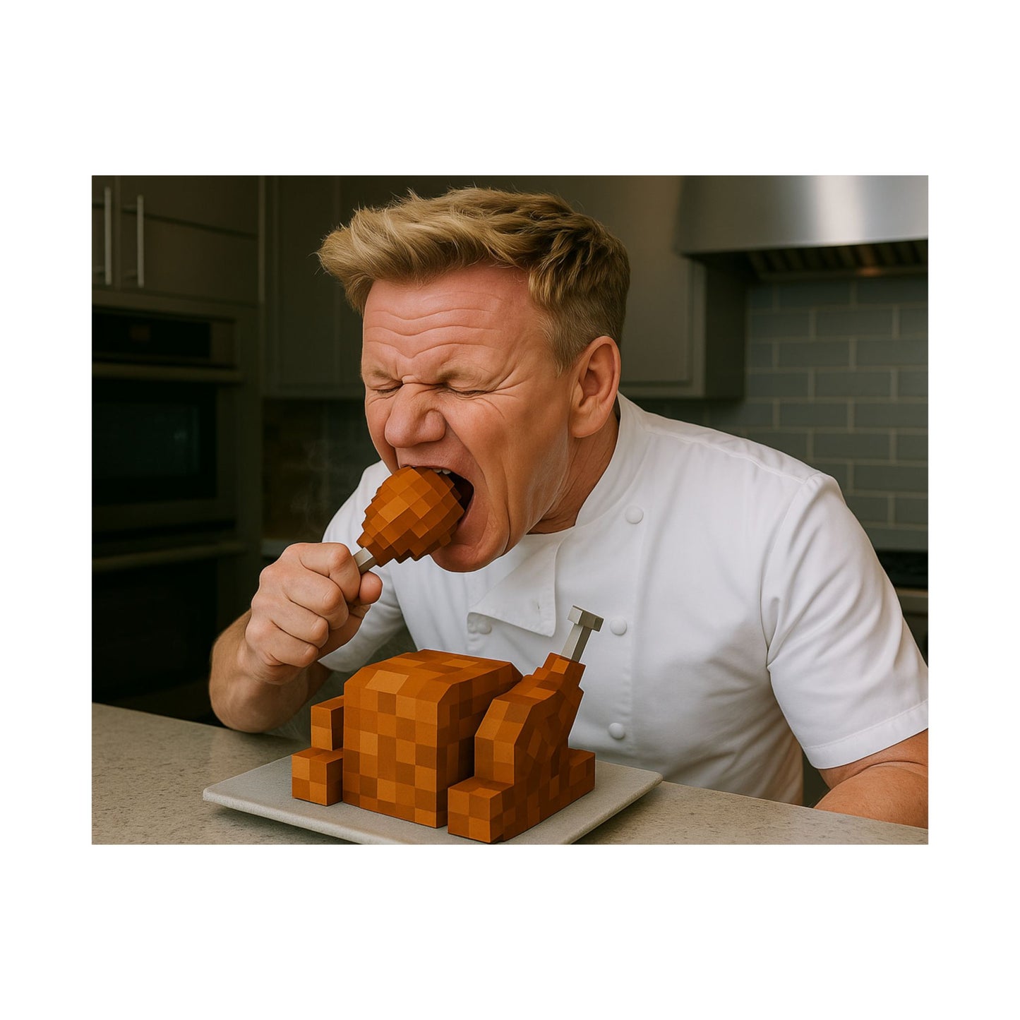 Gordon Ramsay Lava Chicken Poster