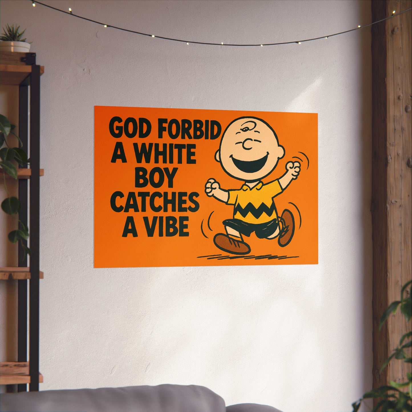 Charlie Brown Dancing Poster