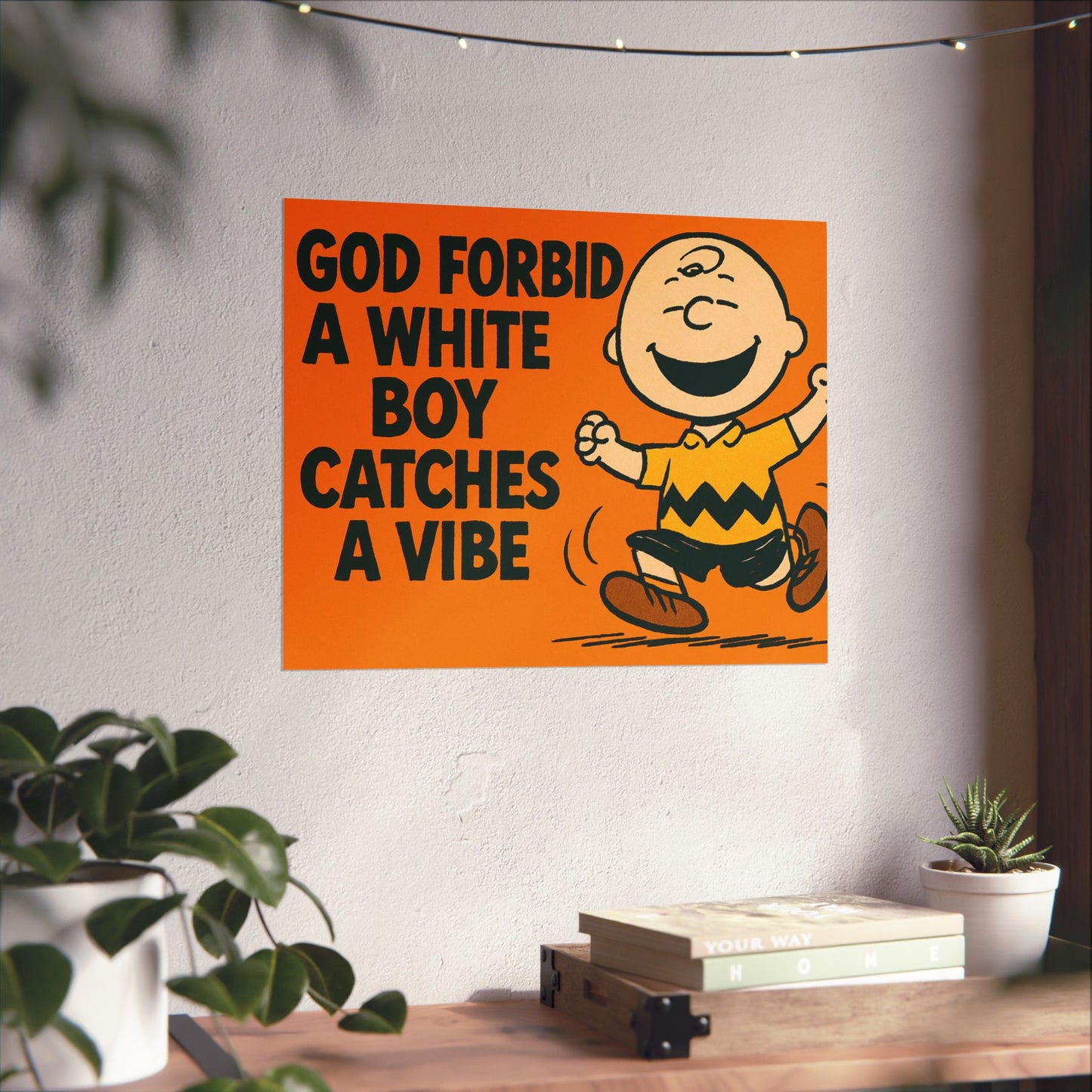 Charlie Brown Dancing Poster