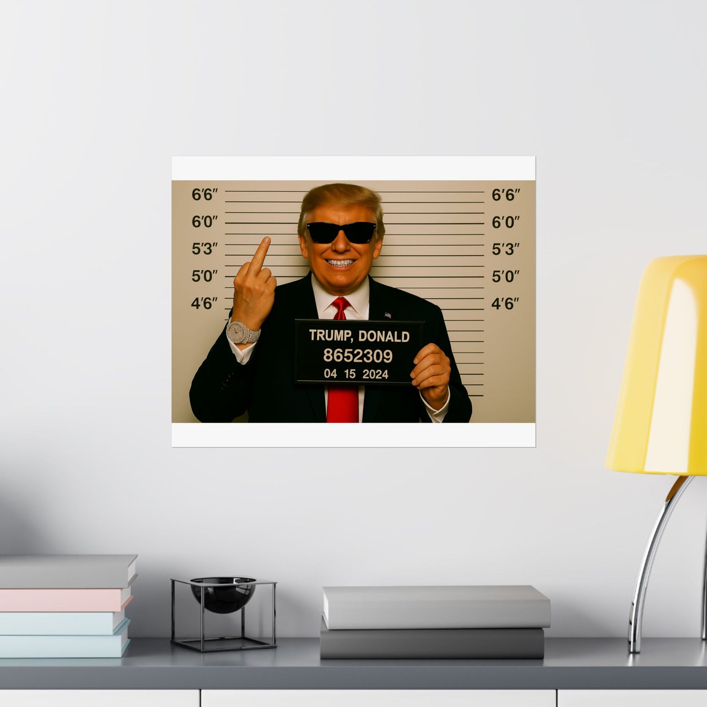 Donald Trump Mugshot Poster