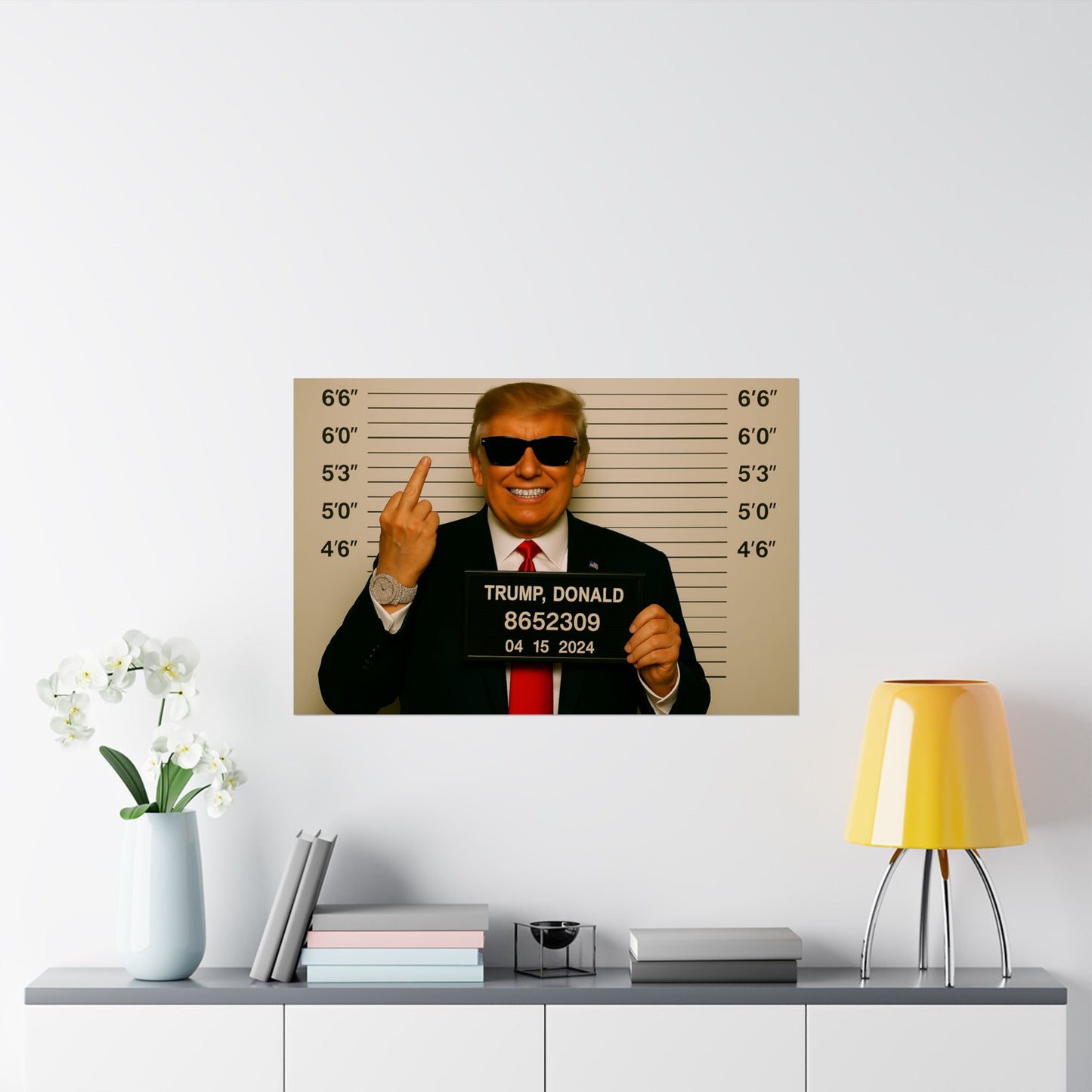 Donald Trump Mugshot Poster