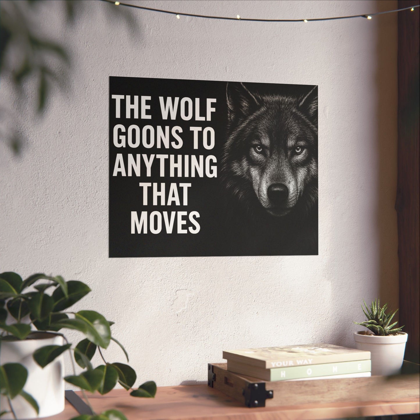 The Wolf That Goons Poster