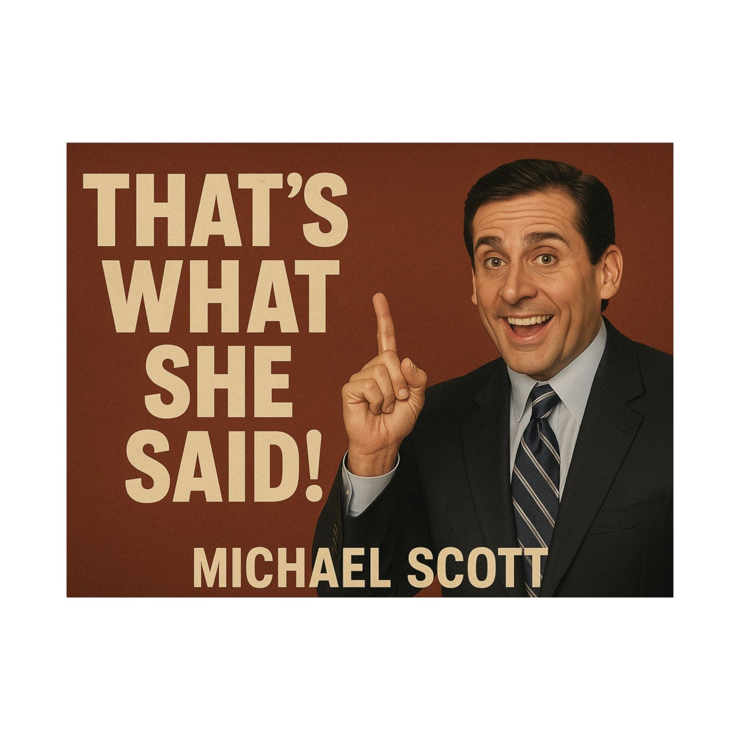 The Office "that's what she said" poster
