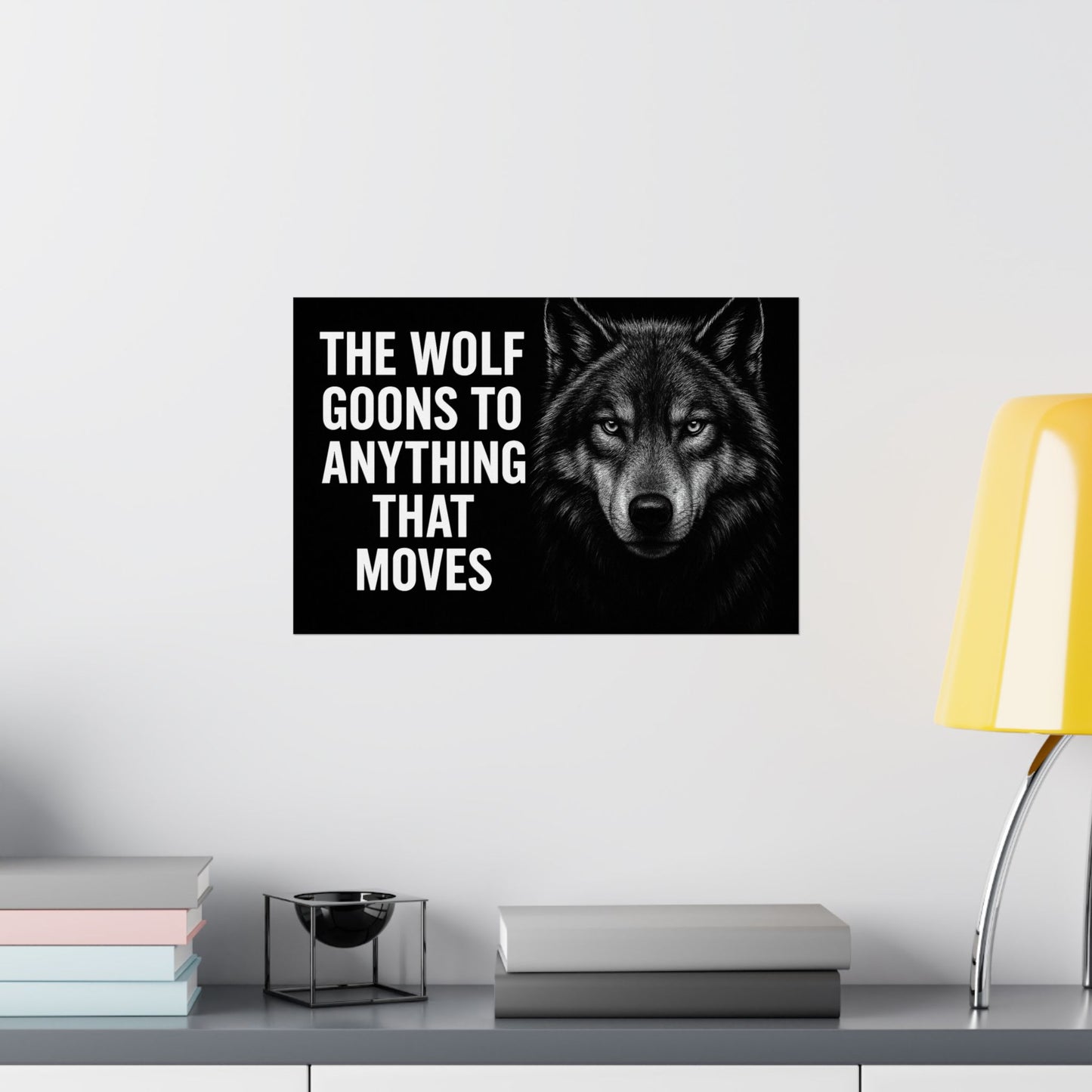 The Wolf That Goons Poster