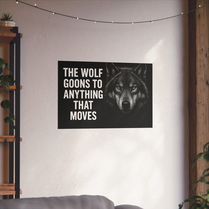 The Wolf That Goons Poster