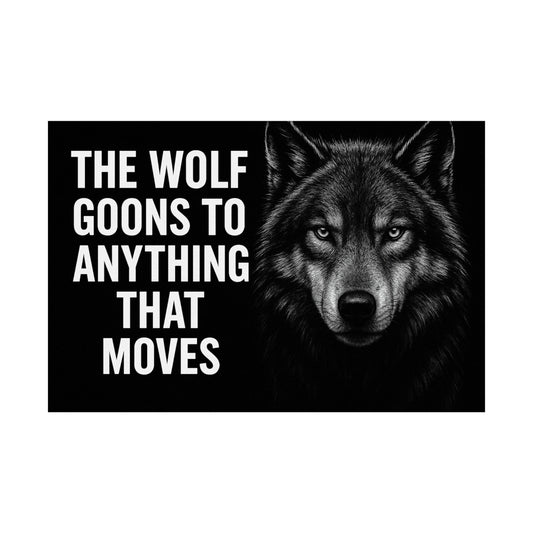 The Wolf That Goons Poster