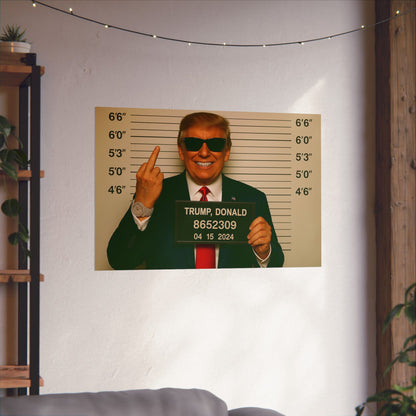 Donald Trump Mugshot Poster