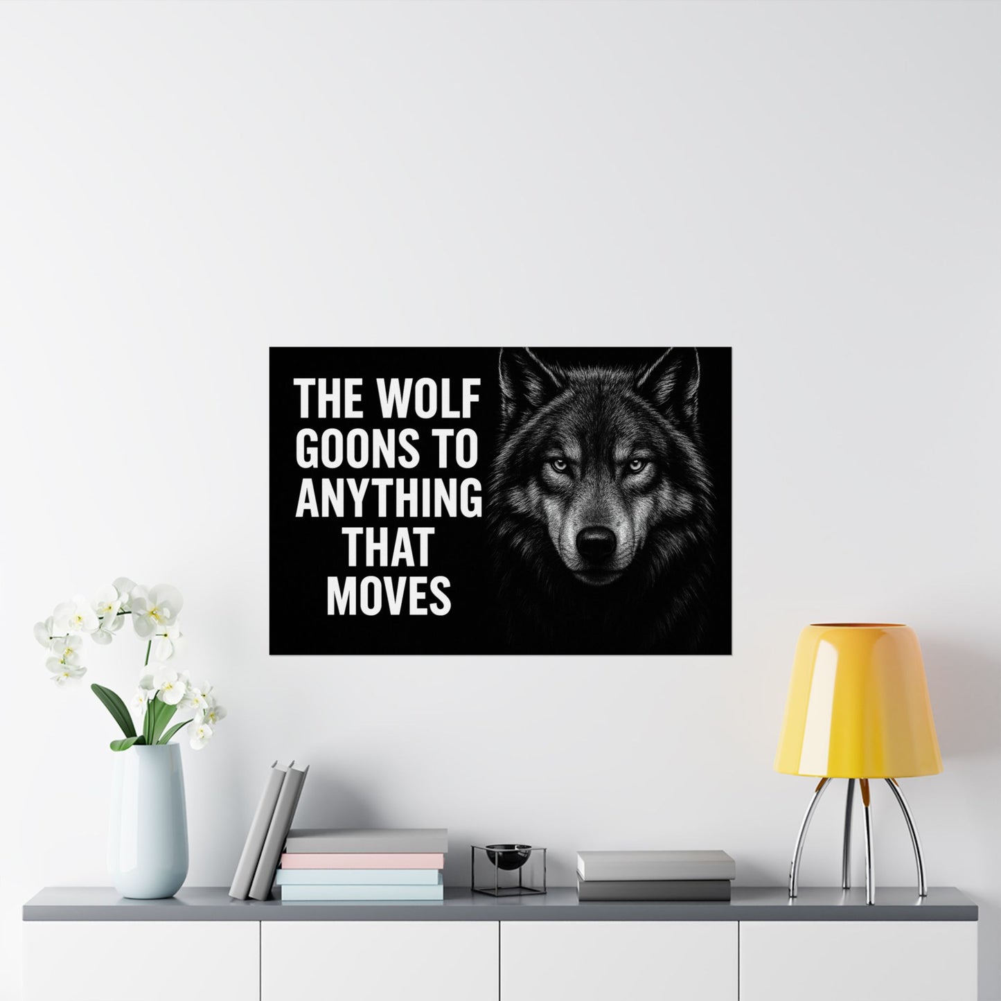 The Wolf That Goons Poster