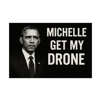 Barack Drone Poster