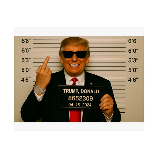 Donald Trump Mugshot Poster