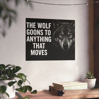 The Wolf That Goons Poster